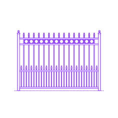 Buildings Fences Fence Panel Concord Contour Svg Vector, Free Vectors File